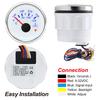 40-120℃,100-250℉ 52MM Water Temperature Gauge With Flashing Alarm Temp Sensor 10.2MM for Auto Car Boat Yacht 7 Color Light