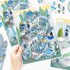 Infeel.Me Серия «Мой маленький домик» 17: Мини 2.5D Наклейки с пейзажами - Весело и познавательно для детей