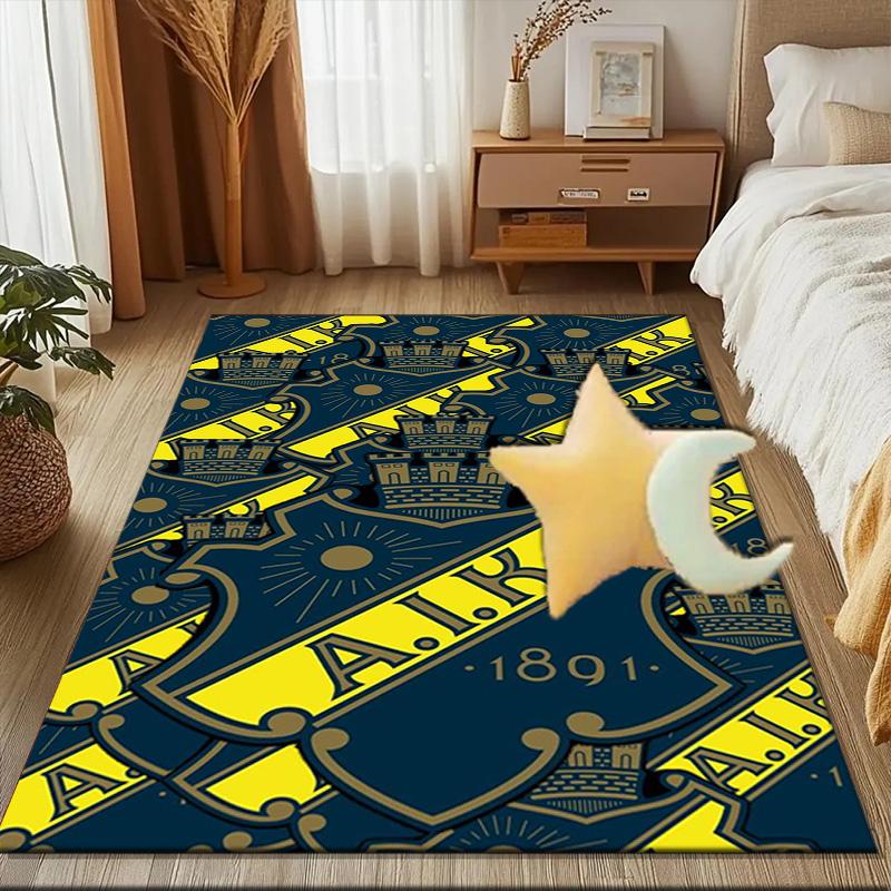 Aik Crest Rug Game Carpet, Floor Mat for Bedroom Living Room Entryway Rug, Home Decor Idea Gift for Christmas birthday