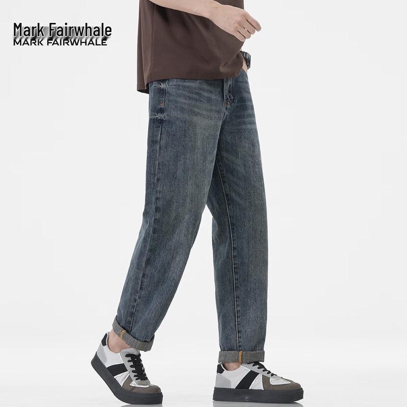 Мужские джинсы прямого кроя Mark Fairwhale в американском ретро-стиле
