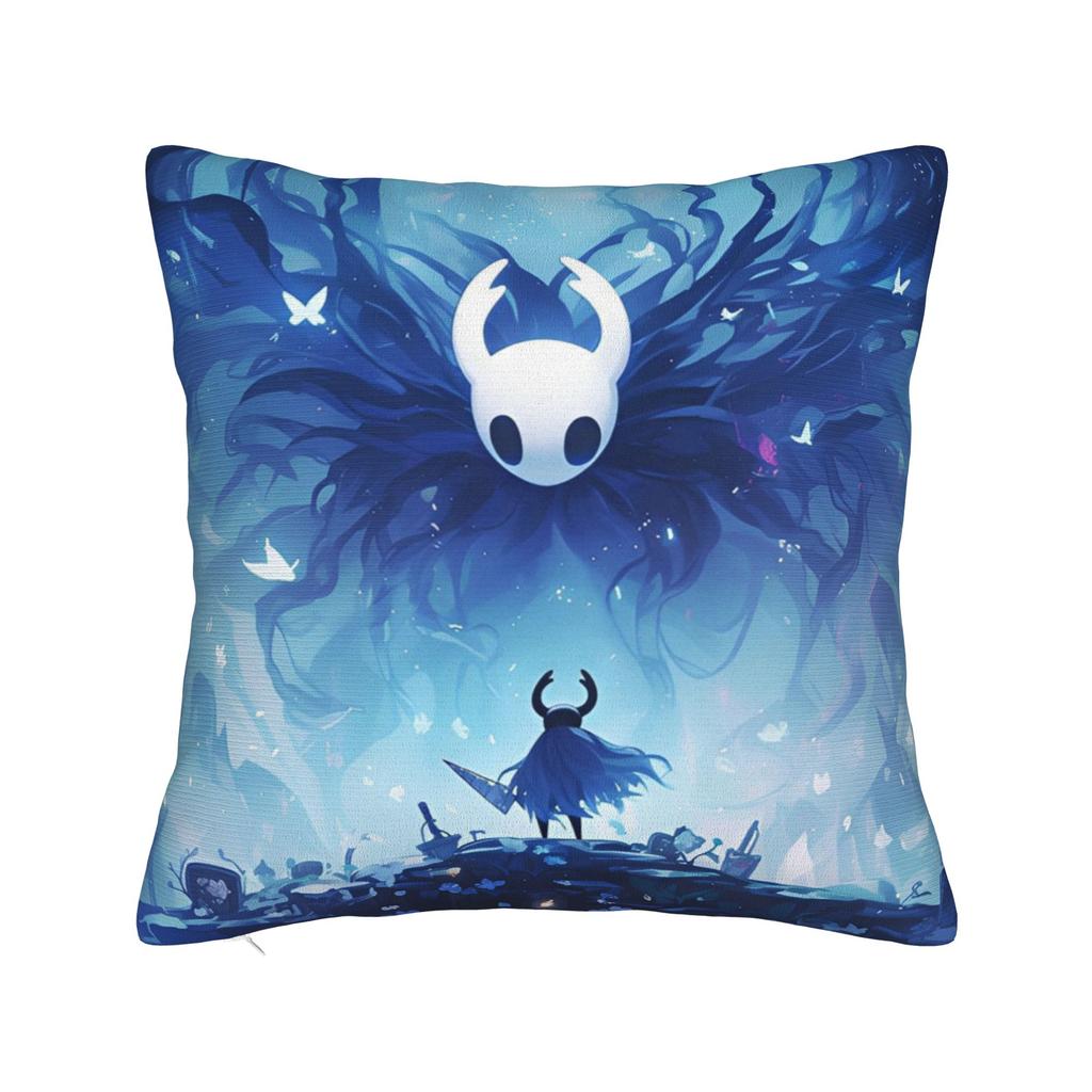 Hollow Knight Инди Игры Квадратная Наволочка Подушка-подушка для Action Adventure Новинка Декор на Молнии Наволочка для Автомобиля 18x18