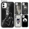 Krajews Animal The Wolf Howl Soft Phone Case Cover For IPhone 18 17 Air 16 15 14 Plus 11 12 13 Pro Max Coque Shell Fundas