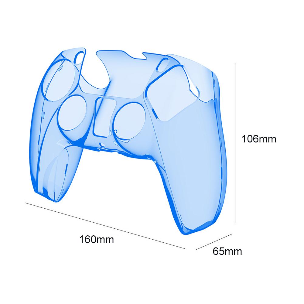 Transparent Protector Case For PS5 Gamepad Controller Case DualSense Controller Clear PC Shell Ultra Slim Controller Shell