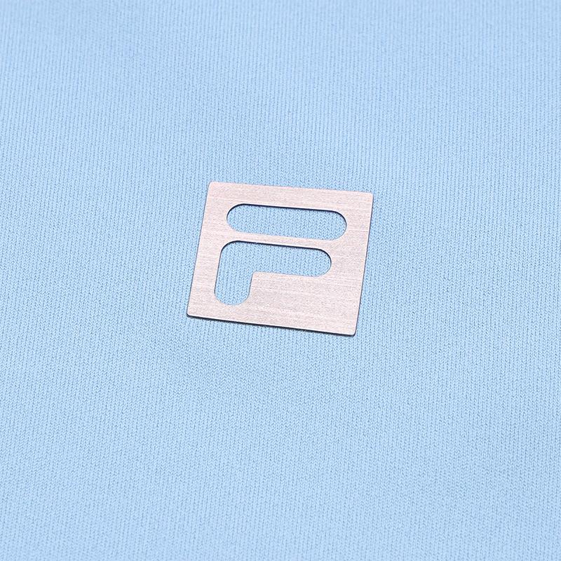 Fila Фитнес Мода Повседневная Футболка Женские топы Светло-голубой A61W631201FBU