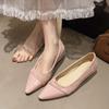 Мода 2025 Женская обувь Слипоны Женские балетки Острый носок Мягкая подошва Балетки с мелким вырезом Лаконичные Горячая распродажа Повседневные Повседневные Zapatos Mujer