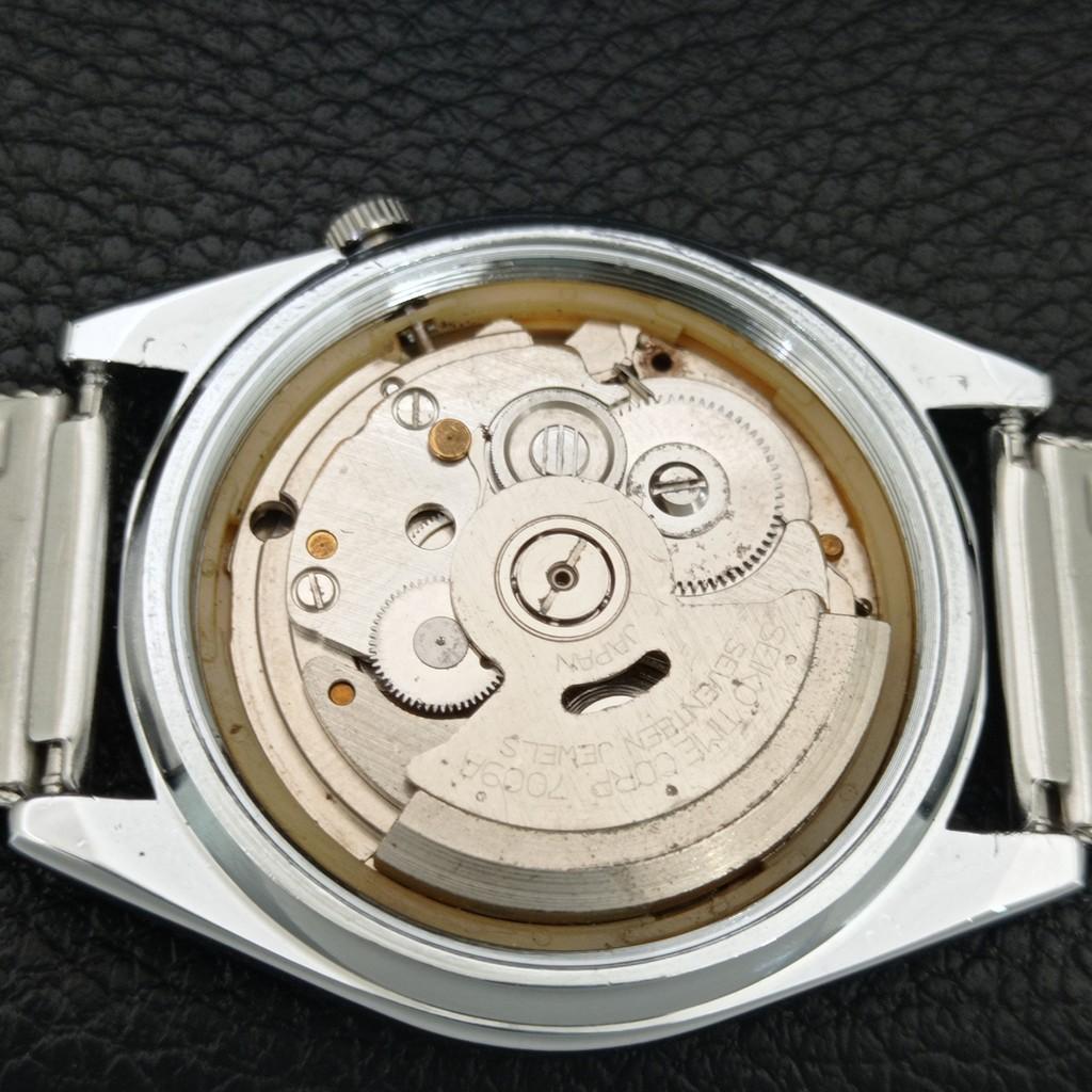 ВИНТАЖНЫЕ АВТОМАТИЧЕСКИЕ SEIKO 5 ВОССТАНОВЛЕННЫЕ ЯПОНСКИЕ МУЖСКИЕ ЧАСЫ С ЗЕЛЕНЫМ ЦИФЕРБЛАТОМ a446320-1