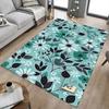 1PC Floral Pattern Flowers Extra Large Non-Slip Floor Carpet, Office, Family, Bedroom, Studio - Large Area Rug,Longlasting Material-K0357
