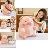 Adorable Plush Pig Doll Soft Crystal Velvet Toast Piggie Stuffed Animal Toy