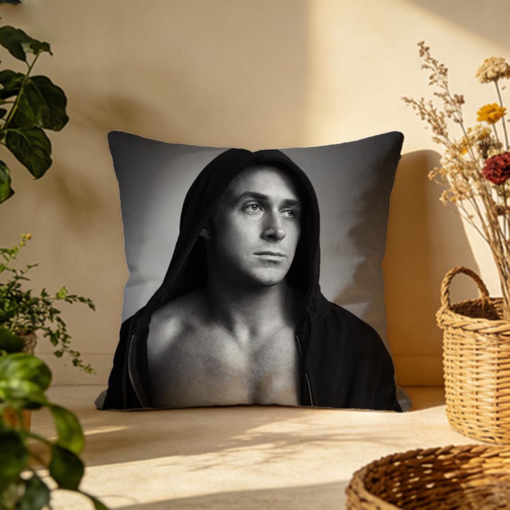 Trendy RRyan Goslinging Cushion Cover Versatile DoubleSided Pillow Case Fit for Sofa Bed Car  Daily Decor
