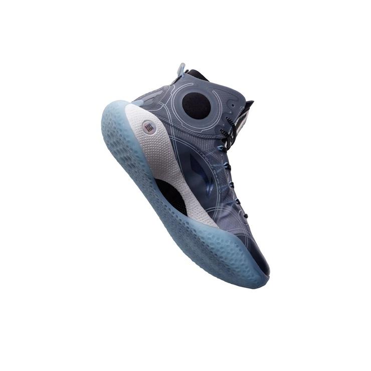 Баскетбольные кроссовки Li Ning Yu Shuai 14 мужские кроссовки сине-серые ABAQ033-1