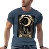 Wolf Moon And Trees Tarot Tshirt Stretch Fabric Comfort Tshirt