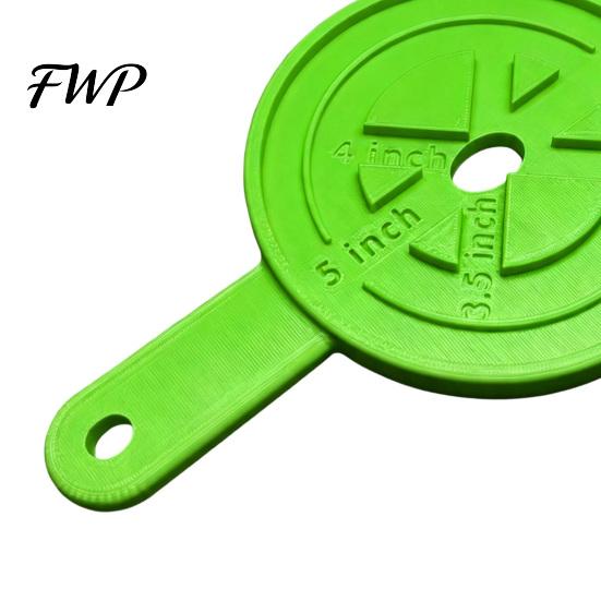 Ceramic Shaping Supplies Trimming Bat System for Pottery Wheel, Tool, 3.5Inch 4Inch Wheel Accessories 5Inch, 3D Printed Fixing Rim Shaper Tool Studios