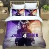 Набор постельного белья для спальни John Wick Мягкое Современное покрывало Удобное Детское Постельное белье Мягкое пододеяльник Удобное покрывало и наволочка