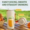 With Straw Electric Fruit Mixers Safety Lock Personal Juicer Bottle  Smoothies