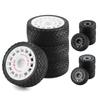 1/10 RC Rally Car Tires On Road Tyres 12mm Hex Plastic Wheels Rims for 1/10 Scale Racing Car Tamiya TT01 TT02 XV01 TA06 PTG2