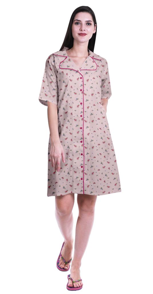 Moomaya Женская ночная рубашка для сна с принтом ночная рубашка-S-XXL