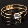 Gold Plated   Bracelet Women Cuff Bangle Wristband Jewelry