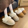 Fashion 2024 Selling Winter Cotton Slippers Soft Furry Designer Home Cotton Shoes Comfortable Thick Sole Women's Slip-on Casual Slippers