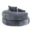 Lazy sofa, durable and comfortable, high-backrest sofa, for adults and children, three-pillow, single-player game sofa chair