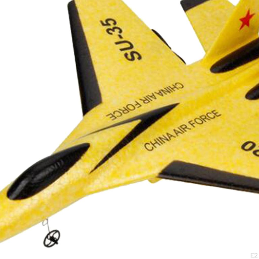 2 Channels Foam for Kids, Remote Control Plane Glider Anti Collision Fixed Wing Toy
