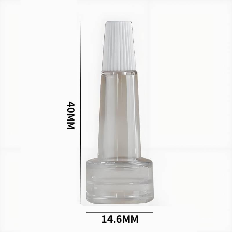 Clear Ampoule Dispenser Vial Bottle Sealing Cap Pvc Transparent Dropper Head