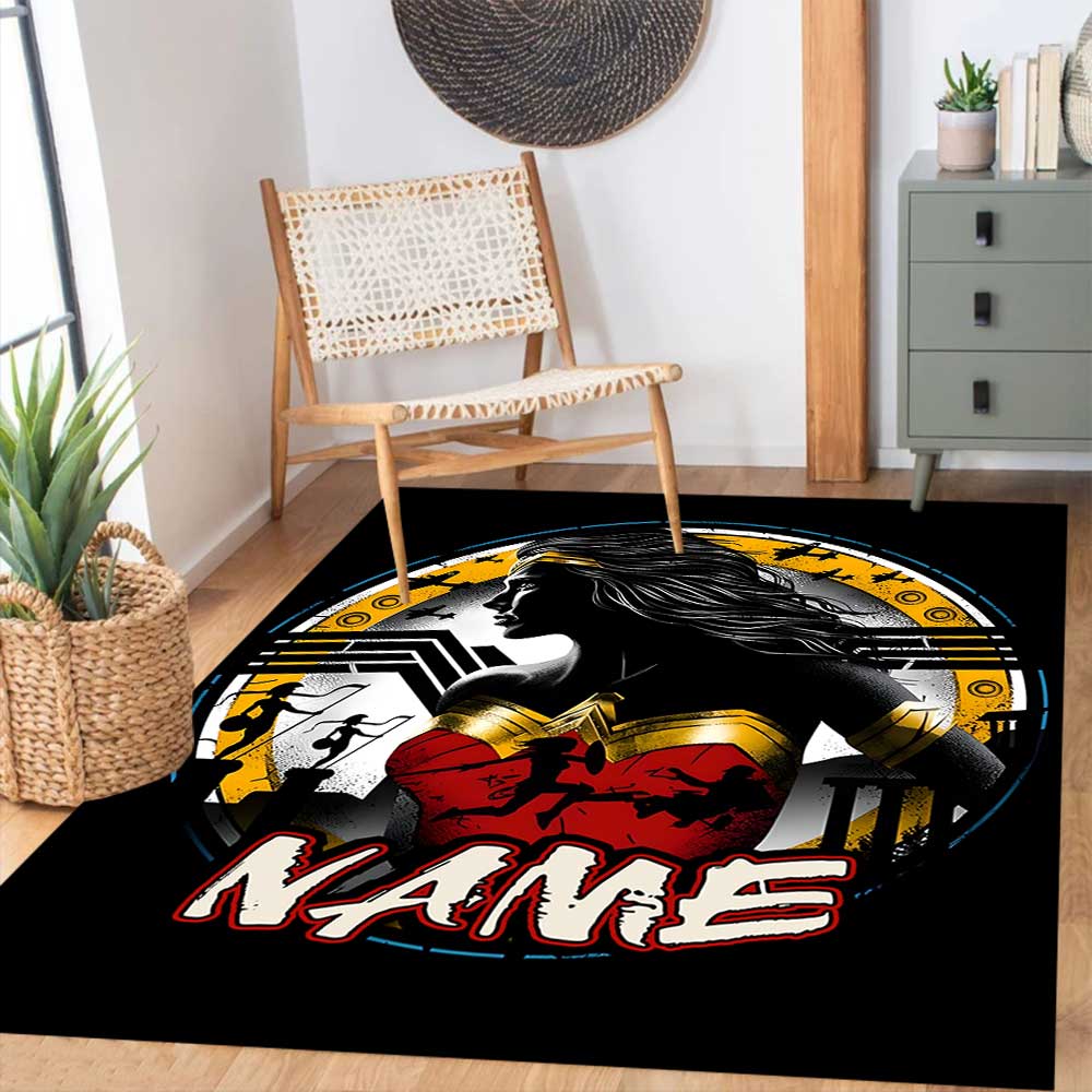 Warner Bros. Works (8) Customize your name rug, office chair cushion, home bedroom living room gift.
