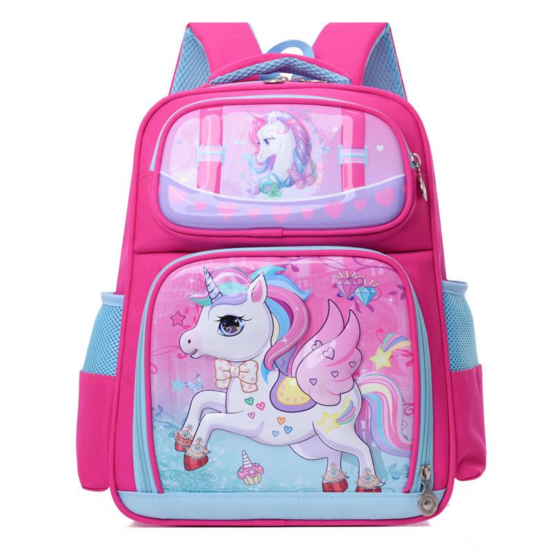 Adorable Backpack Cartoon For Elementary School Students Gender Neutral Durable Nylon Material