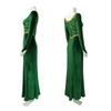 Shrek Princess Fiona Cosplay Costume Princess Fiona Green Long Dress Cosplay Costume