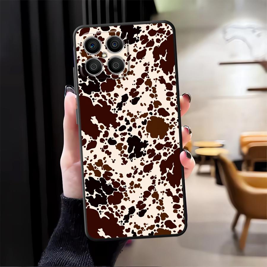 Чехол с узором пятнистой коровы для Honor X7 90 X9a 200 400 Lite Magic5Lite 70 X8 X6 8X X5b Чехол для телефона