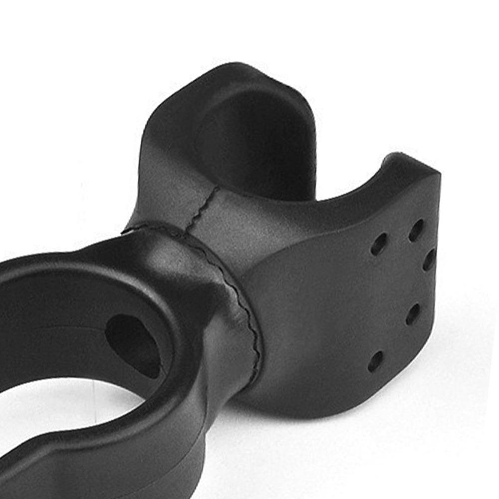 8PCS 360 Degree Rotation Bike Flashlight Mount Plastic Bicycle Flashlight Clip Electric Wheelchair