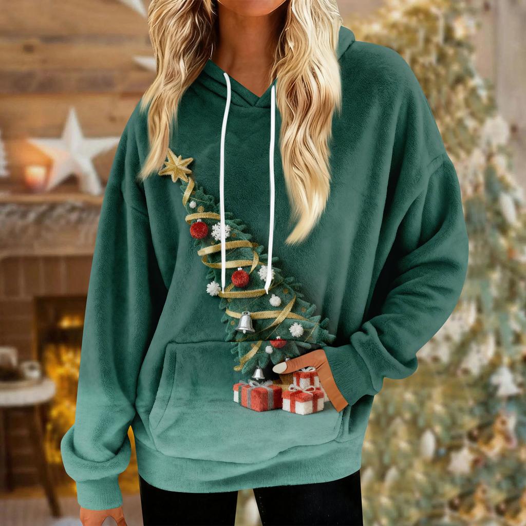 Hoodies For Women Oversized Winter Plush Cute Sweatshirts Pullover Trendy Fall Winter Clothes