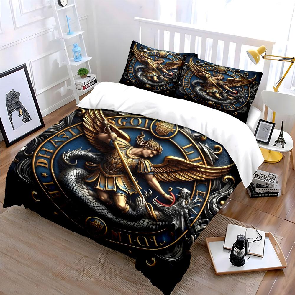"Archangel Decor Set Wall Ornament" Multiple sizes kid's and adults' bedroom Exquisite 3PC bedding set, gift