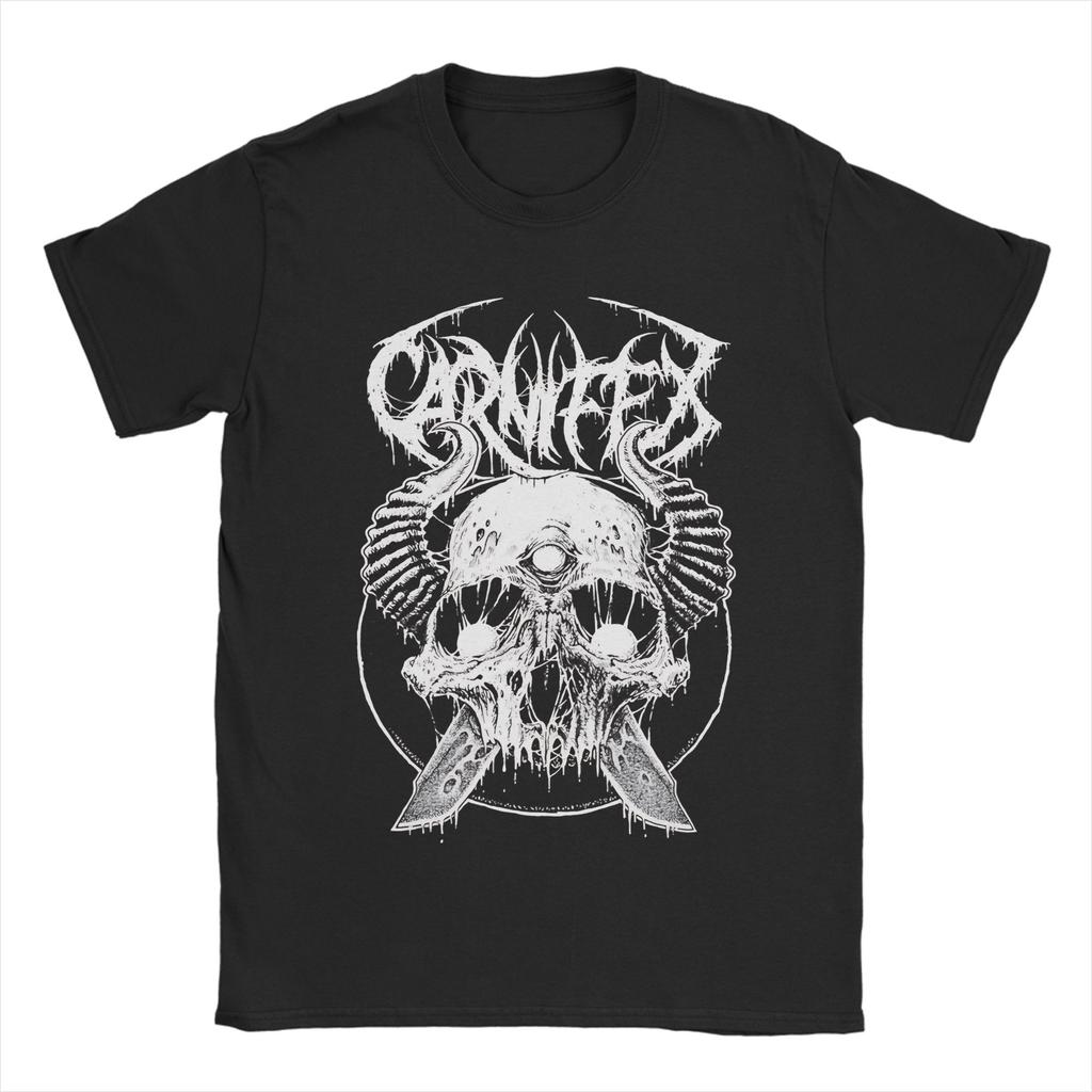 Никакой свет не спасет нас Футболка унисекс группы Carnifex Винтажные футболки С коротким рукавом Круглый вырез Хлопок 4XL 5XL Топы