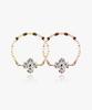 Helene Jewelry 14K Цветок Хлопка Кубический Клевер Цепочка Золотое Кольцо (Тип А)