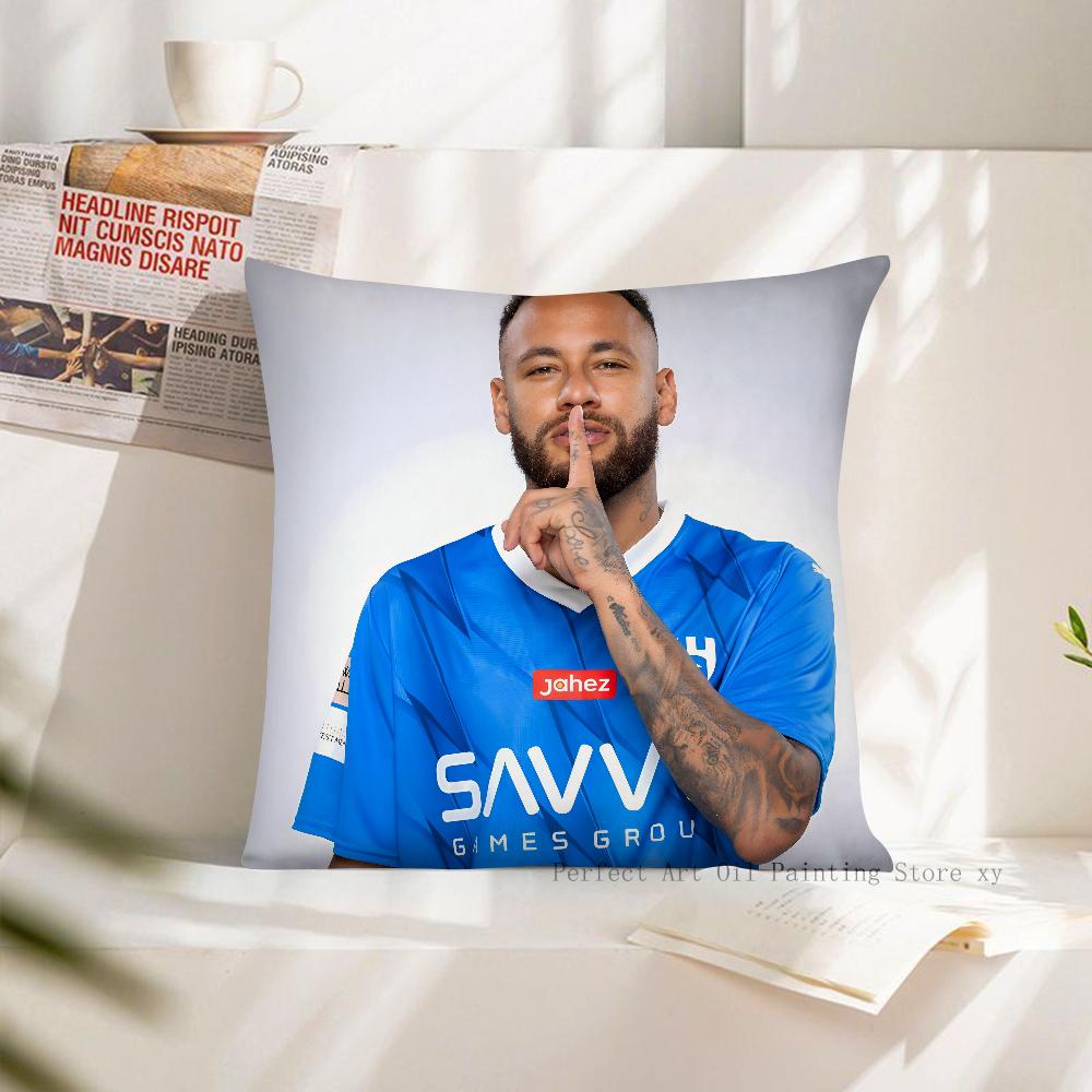 1 шт. Наволочка F-Football N-Neymar Квадратная Наволочка Подушка Декор Спальни Дивана Комнаты Повседневная Наволочка