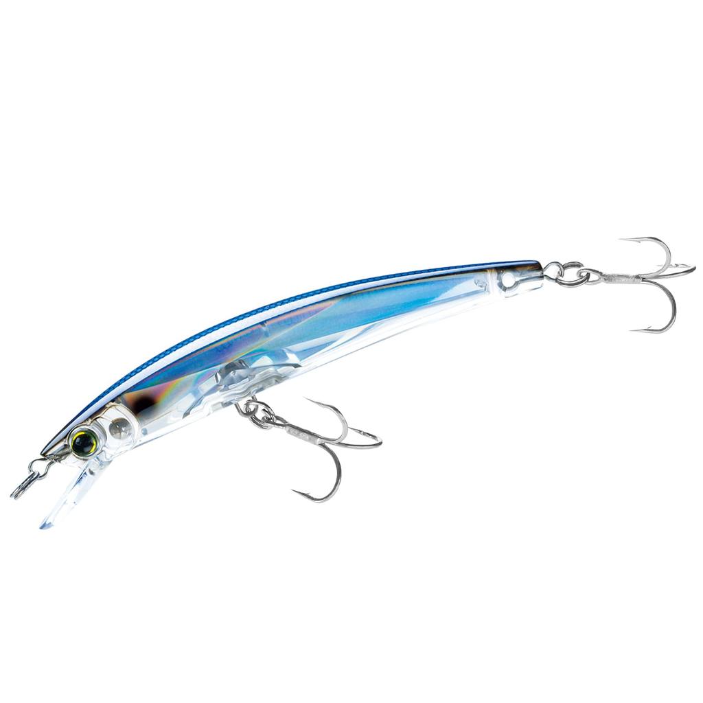 YO-ZURI Солевая приманка Crystal 3D Minnow Тонущая 130 мм Цвет: Серебряный