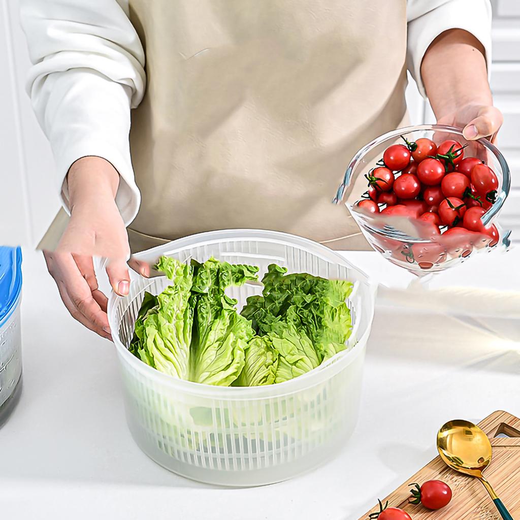 Сушилка для овощей Центрифуга для сушки салата Корзина для фруктов Сушильная машина для овощей Сушилка для фруктов Центрифуга для сушки салата Дуршлаг Кухонные гаджеты