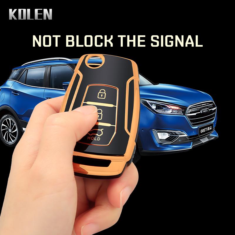 ТПУ Чехол-брелок для автомобильного ключа-раскладушки для Ssangyong Kyron 2 Sanka Actyon Korando Tivoli Rexton Бесключевой Защитный Держатель Брелок