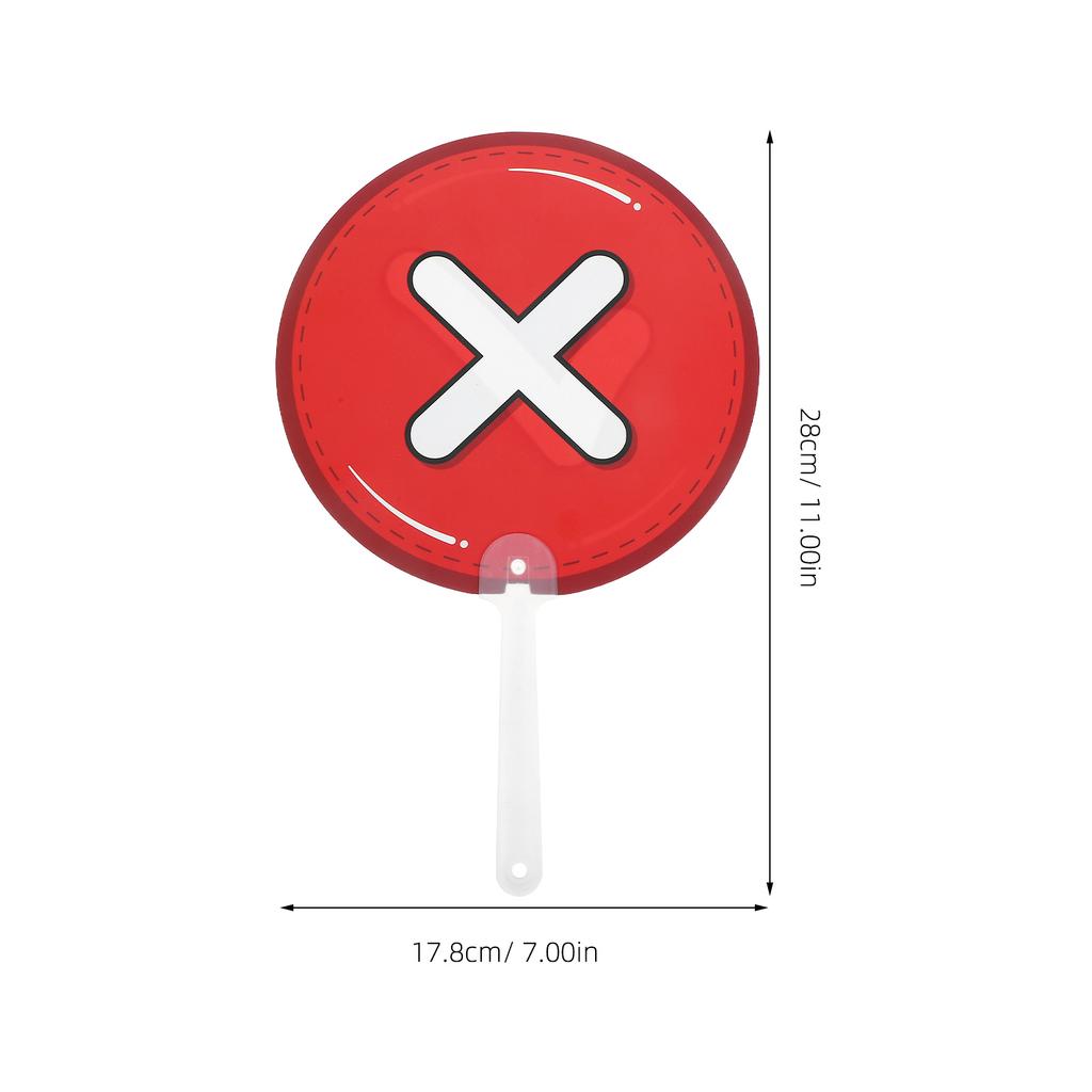 10pcs Interactive Classroom Voting Paddles Double Sided True False Handheld Plastic Student Response Boards For Engagement