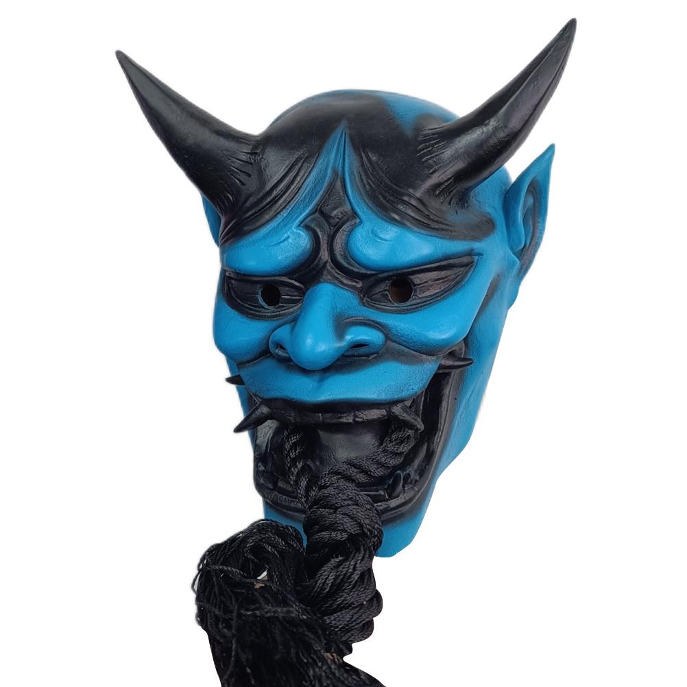 Японский косплей латексный чехол для лица аниме ужас мягкий чехол для лица Хэллоуин призрак демон чехол для лица