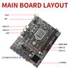 B250C BTC Mining Motherboard 12XPCIE USB 3.0 LGA1151 DDR4