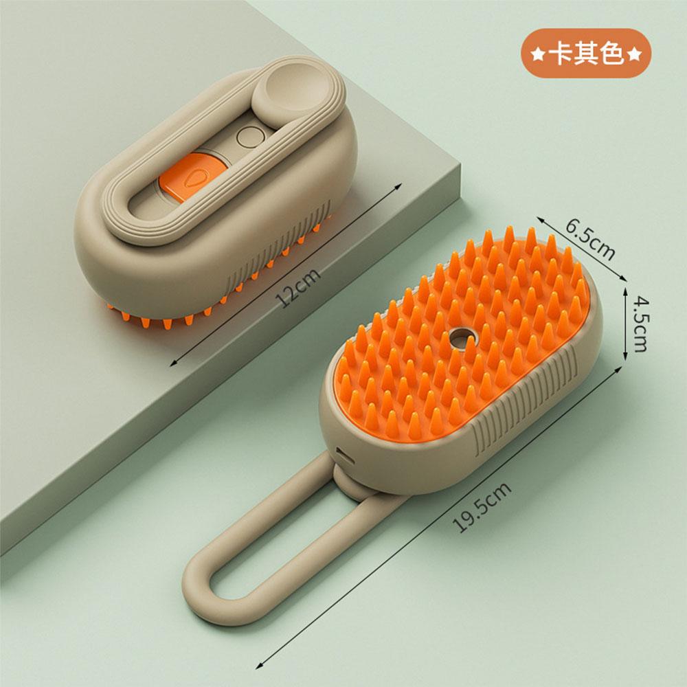 Electric Spray Cat Brush 3 IN 1Dog Cat Steamy Comb Brush Pet Hair Remover Combs Self Cleaning Dog Cat Grooming