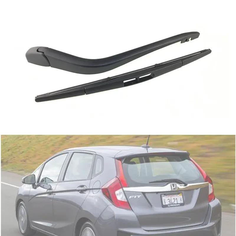 355mm 14" Rear Window Windshield Wiper Blade Arm Set for 09-14 Honda Fit Jazz MK2 Car Back Wiper Blade Arm