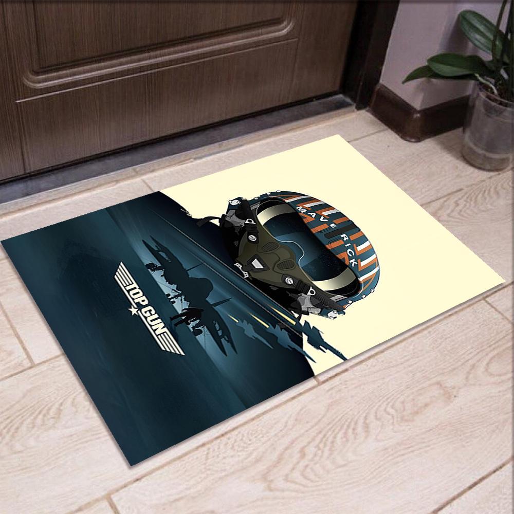 Top Gun Printed Carpet Rug for Office Chair Living Room Bedroom Kitchen Room Decor Gifts