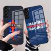 Чехол для телефона Racing M-Martini-ES для Samsung S25 Edge Ultra S23 S22 S21 S20 Ultra Plus S24 Fe A54 A53 A25 Стеклянная крышка