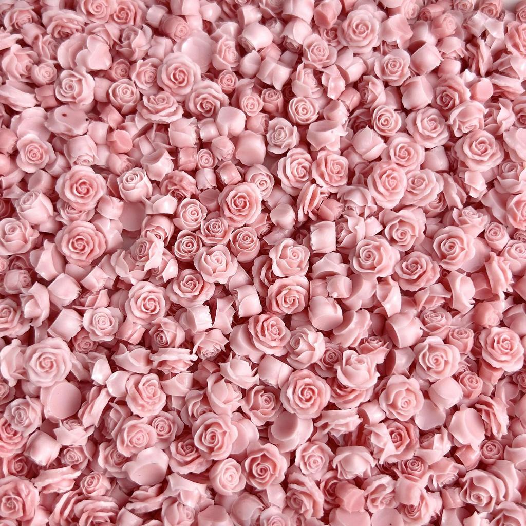 New Resin Luminous Mixed Rose Flower Nail Decorations DIY Wearable Nail Art Accessories Wholesale