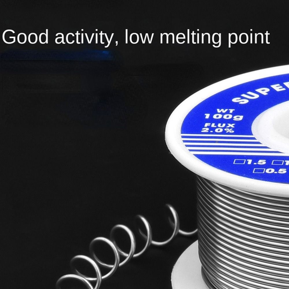 Сварочная проволока для полюсных наконечников Низкоплавкая проволока с флюсом 0,8 мм Паяльная проволока Сварочный инструмент