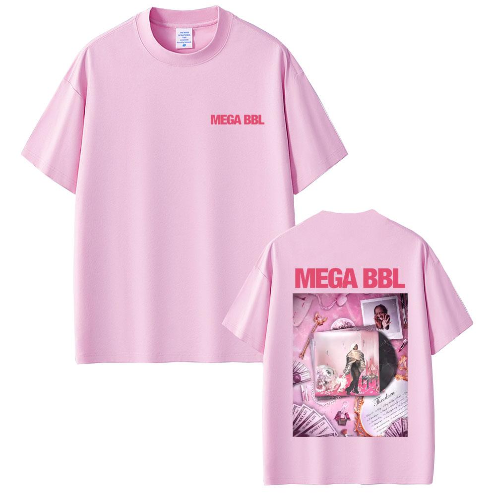 Rapper Theodora Mega Bbl Album Graphic Tshirt 2026 Men Women Casual Vintage pure Cotton Unisex Hip Hop Fashion Pop Music Top
