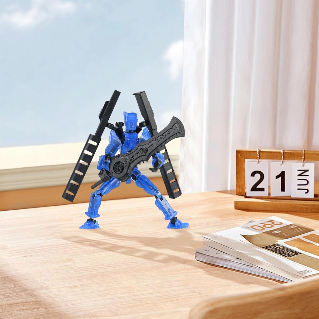 Joint Movable 3d Printed Doll Toy, Creative Decompression Desktop Ornament