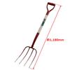 Takagi MURAKUNI Wooden Handle Agricultural Fork 4 prongs